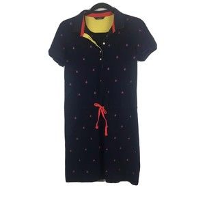 Womens Dress Size M Polo Sinch Waist Nautical Hazzys